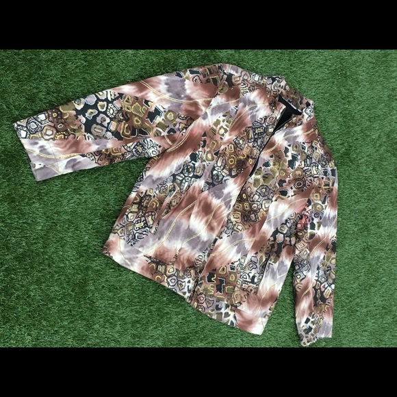 Mens L Womens XL retro zip up coat. - Picture 2 of 2